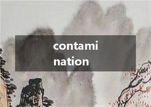 contamination是什么意思