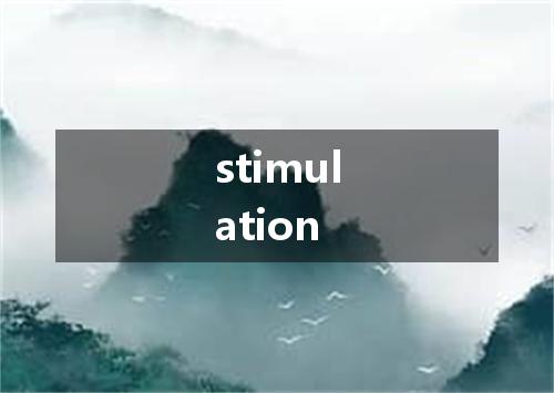 stimulation是什么意思