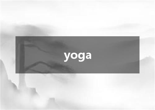 yoga是什么意思